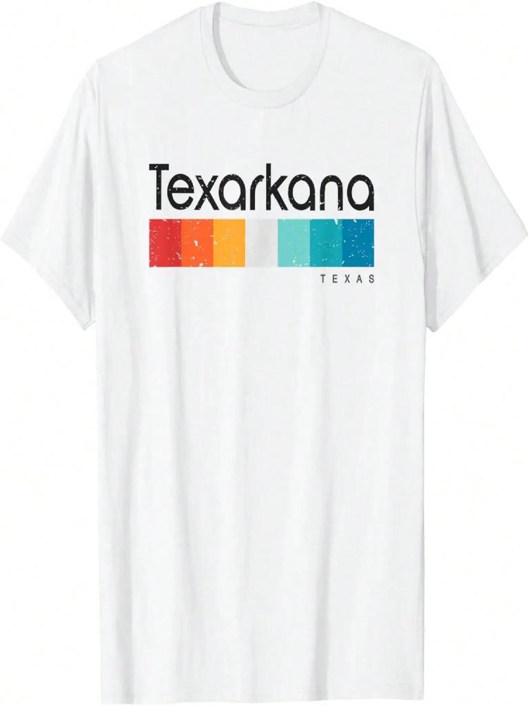 Vintage Texarkana TX Texas USA Retro Design T-Shirt