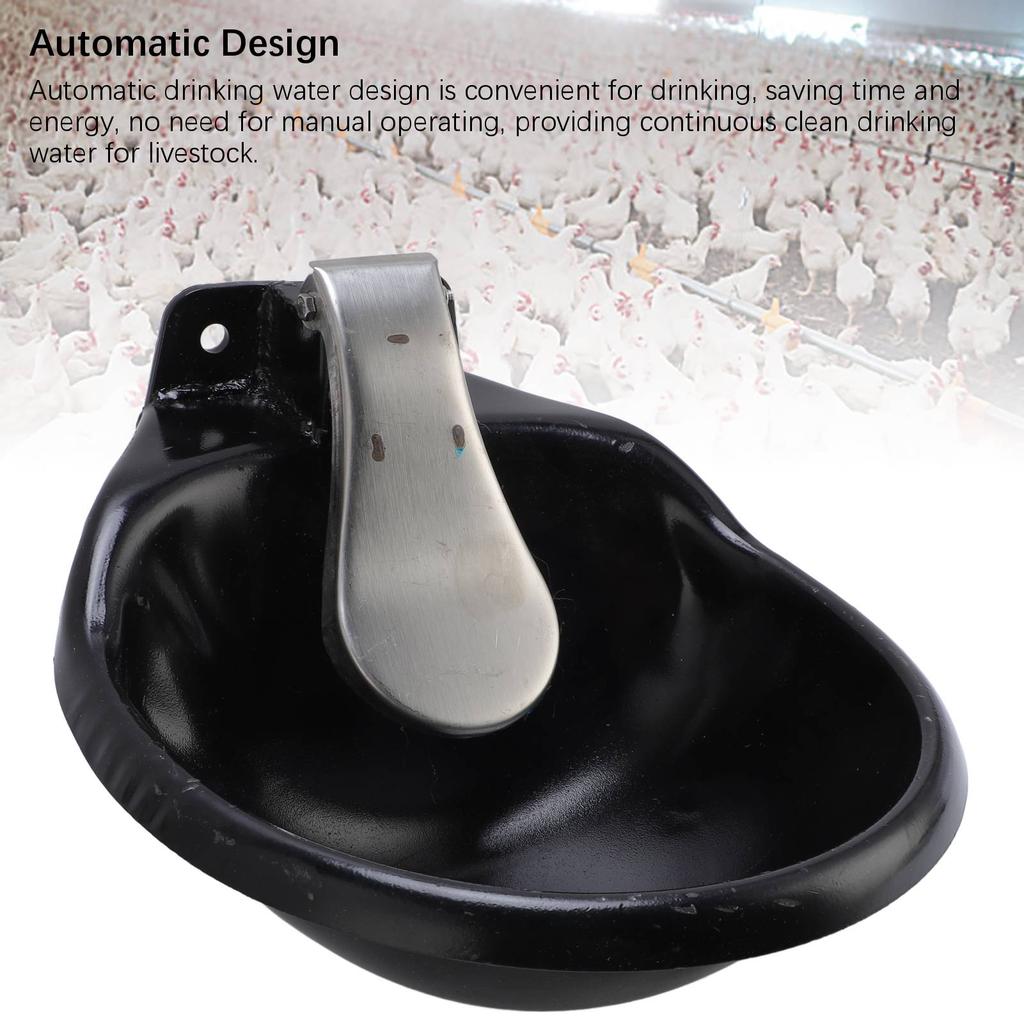 Автоматическая чаша для поения скота, утолщенная стальная большая емкость для питьевой воды, фонтанчик