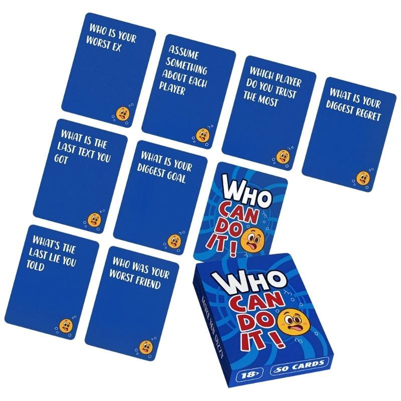 Tabletop Game Card For Family Party Game Fun Tabletop Activity Enduring K1YF