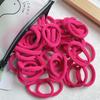 30/50/100PCS/Lot Girl Mix Colors Hair Bands Basic Hair Ties Elastic Headband Hair Scrunchies Women Accessories Ponytail Holder