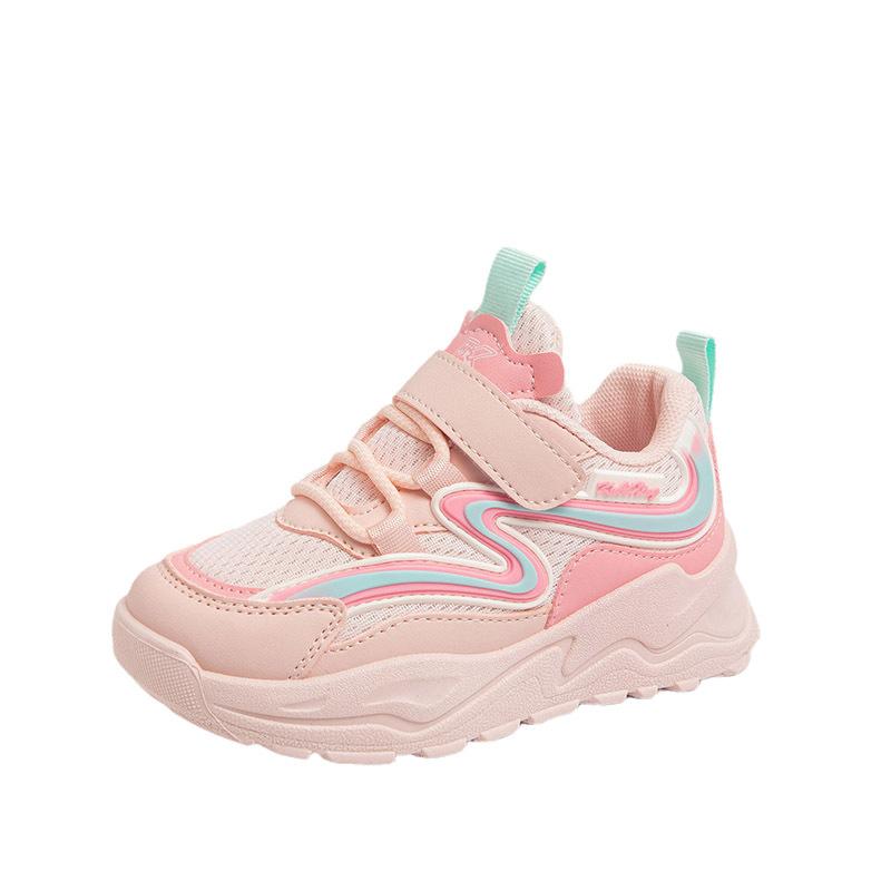 Обувь для девочек Детские кроссовки для бега Мягкая подошва Туристическая обувь