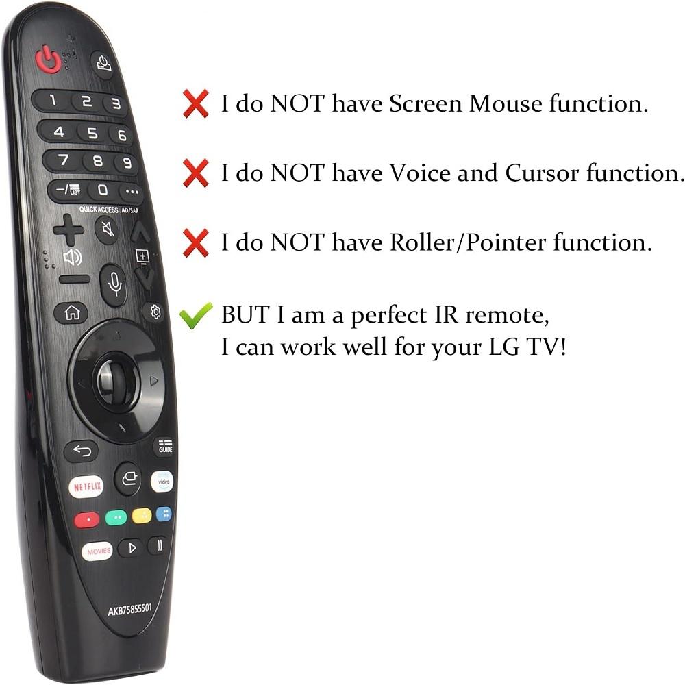Новый 1 шт. Пульт дистанционного управления для телевизора AKB75855501 MR20GA Замена для LG Magic 2020 Без голоса
