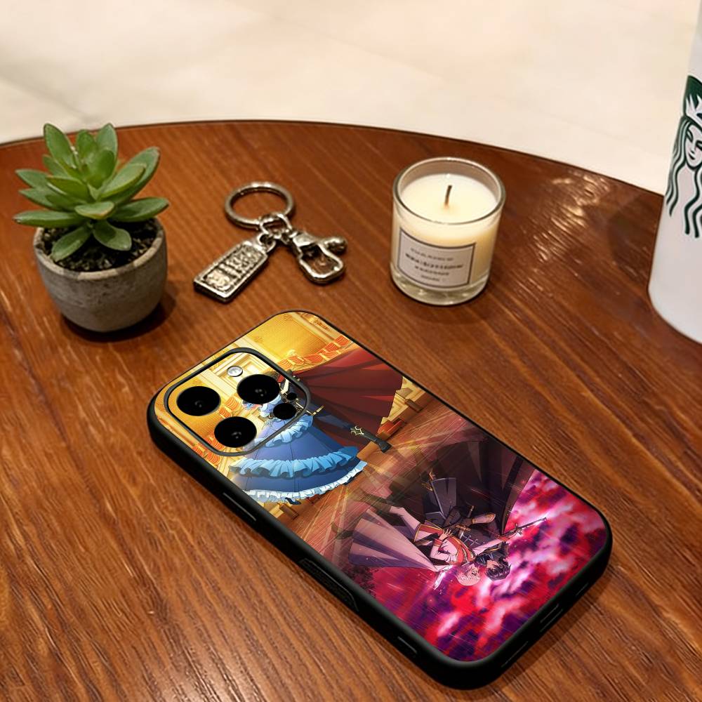 Pandora Hearts Phone Case Soft Silicone black For IPhone 17 16 15 14 13 12 11 X XR Plus Pro Max Plus