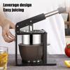 Ручная соковыжималка и пресс для овощей 2-в-1 Ручной пресс-соковыжималка для лимонного сока, цитрусовых и пюре из картофеля, тыквы Легкое управление рычагом Пищевой отжимщик