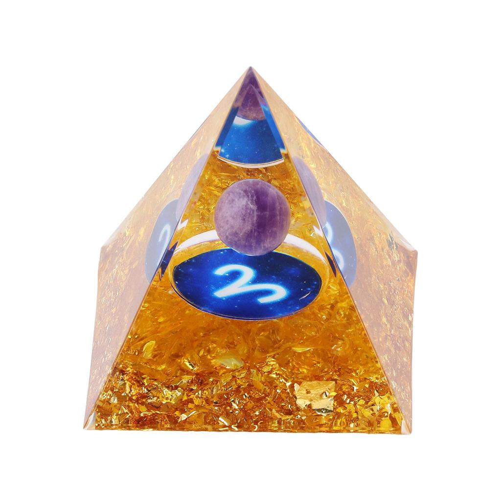 Созвездие Пирамидальный Камень для Позитивной Энергии Снижение Стресс Чакра Смола Исцеление Медитация Сила