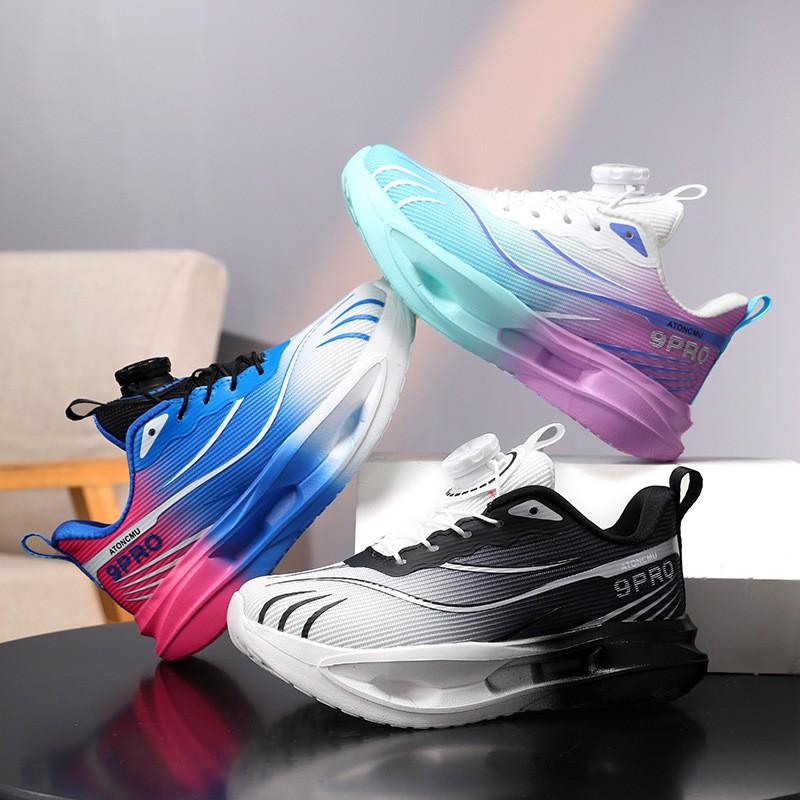 Girls 'shoes 2026 New Children's Red Rabbit 9pro Sneakers Girls' Fashionable Swivel Buckle Running Shoes Trend