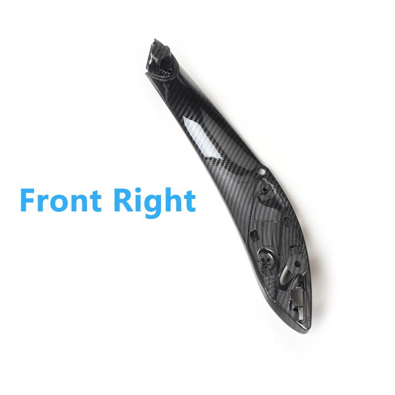 Внутренняя дверная ручка из углеродного волокна с принтом для BMW 3 4 серии F30 F31 F32 F33 F34 F35 F36 F80 F82 F83 318i 320i 328i