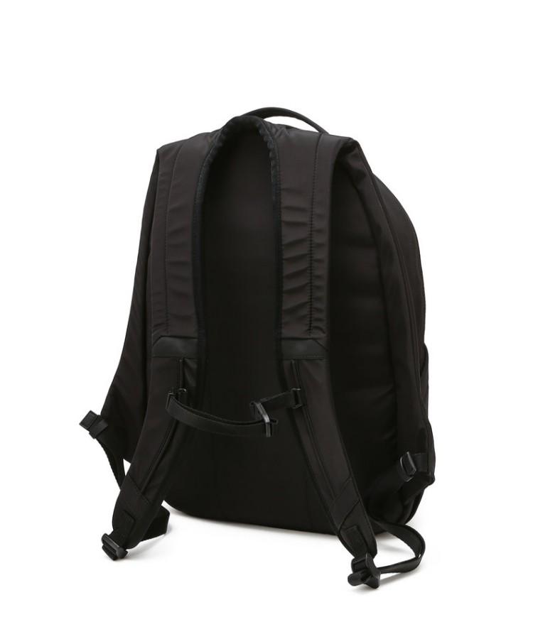 Jillstuart Men Acc [Orne][Metal Logo] Nylon Leather Contrast Black Backpack