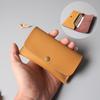 Japanese Minimalist Style Ins Card Bag Soft Cowhide Handmade Retro Simple Mens and Women Thin Soft Small Credit Card Holder