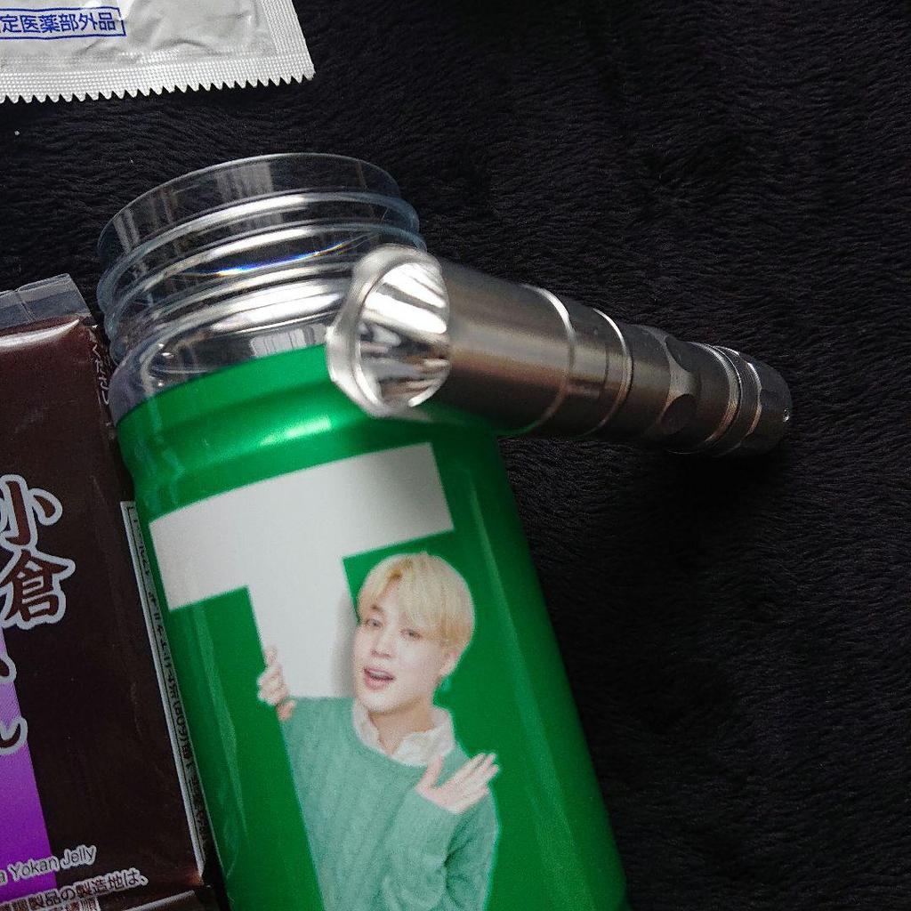 [Б/У] Бутылка для предотвращения стихийных бедствий с эвакуацией и ксилитом от BTS Jimin
