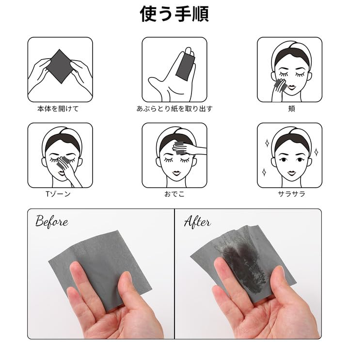 DUcare Бумага для отшелушивания масла, 100 листов - Компактный контроль блеска, корректирующий макияж, уход за лицом, подарочный набор унисекс, удаляет пот и жир