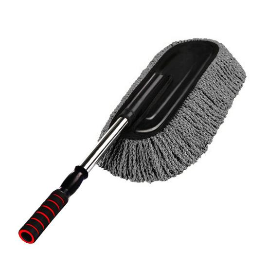 Microfiber Car Wash Brush Mop Kit with Long Handle Soft Bristle Brush Car Cleaning Supplies Duster Washing Tools Accessories