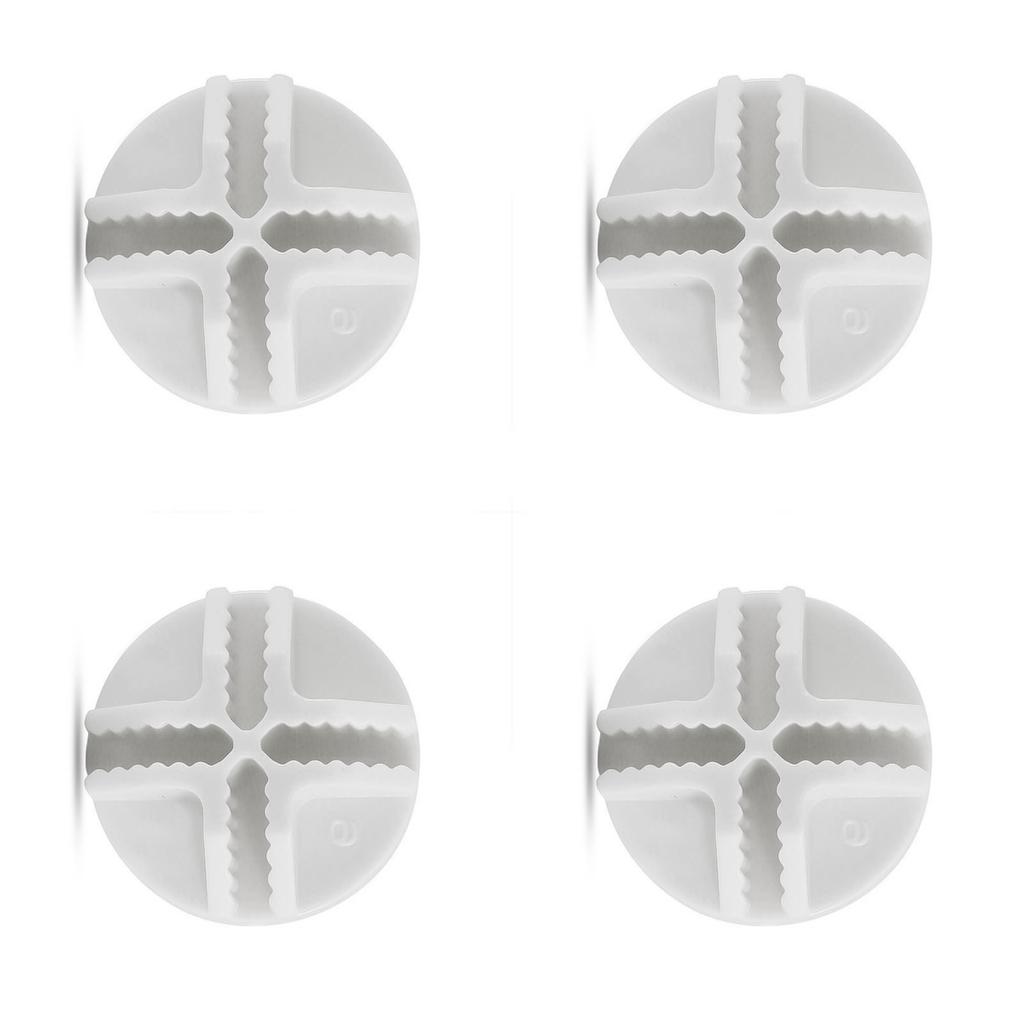 Pack of 4 Multipurpose Grids Connectors Portable Accessory for Wire Shelving Storage Solution and Modulars Closets