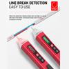 Adjustable Sensitivity Electrical Tester Pen Not Contact Voltage Detectors Live Wire Identifier Flashlight Color Display