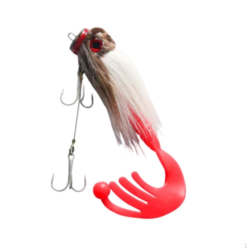 3D Fishing Lure for Use with Rat Design and Hooks