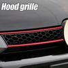 Светоотражающая полоса Автонаклейки, Красная водонепроницаемая наклейка на переднюю решетку автомобиля, Автоаксессуары, Детали экстерьера автомобиля
