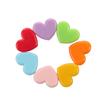 10 Pcs/Set Heart-shape Paper Clips Cute Memo Clip Multi-purpose Small Plastic Clip Student School Stationery