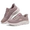 Skechers Go Walk Удобные Модные Простые Универсальные Низкие Кроссовки Женские Сникеры Серый Коричневый 125516-TPE