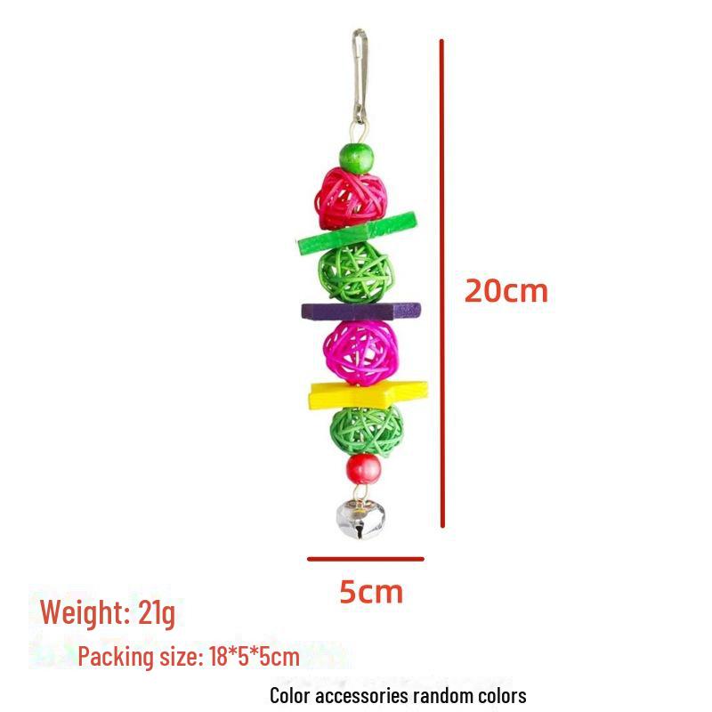 Игрушки для птиц: Качели, лестницы, подвесные мосты, аксессуары для клеток и декоративные принадлежности для попугаев