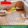 Outdoor Waterproof Carbonized Scots Pine Interlocking Deck & Patio Flooring