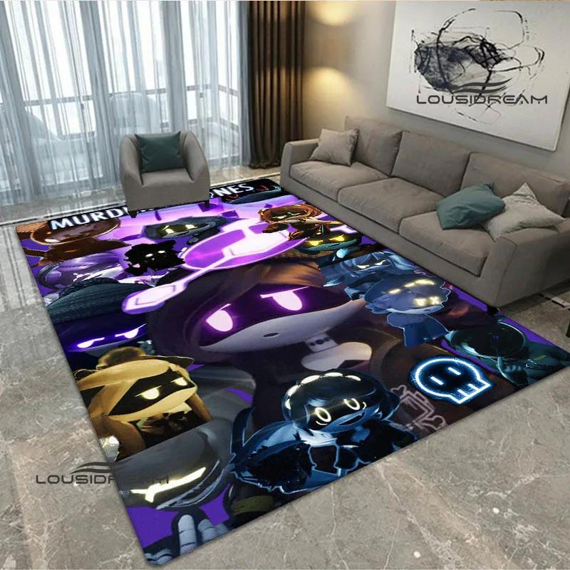 3D Murder-Drones Cartoon Printed carpet non-slip carpet washroom floor mat Fashion Yoga mat bedroom decoration birthday gift