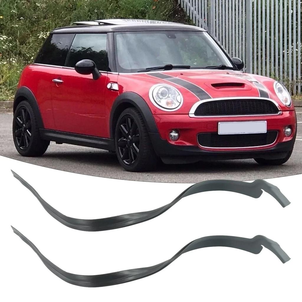 For MINI R55 Windshield Wiper Cowl Seal Car Exterior Accessories Front Replacement Rubber 2pcs Practical Brand New Durable