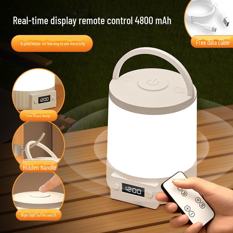 Перезаряжаемый светодиодный ночник: Портативная сенсорная лампа для кормления, ночника, спальни, стола или сна