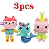 25 см, 7 предметов, кукольный домик Габби, плюшевые игрушки, мультяшные чучела, русалка, кошка, русалка, плюшевая кукла, детский рождественский подарок