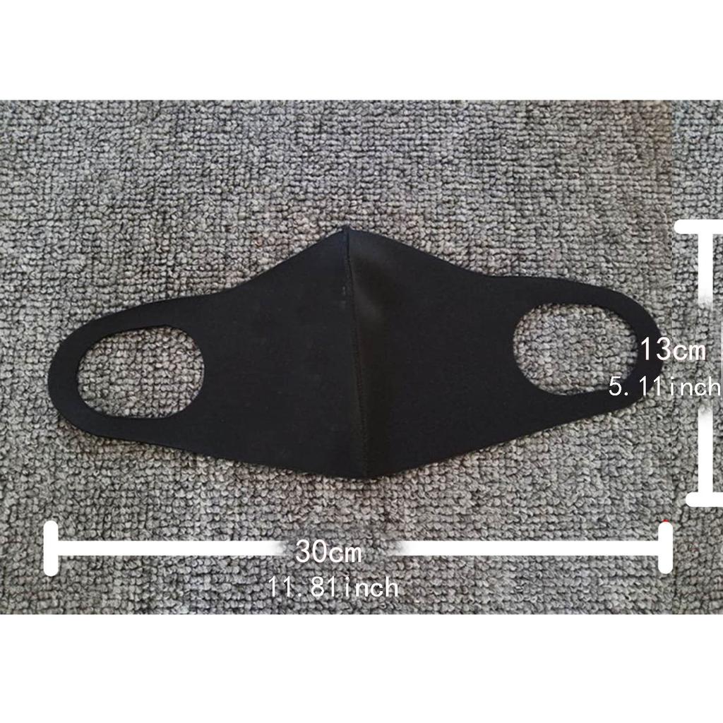 Rhinestone Letter Ice Silk Cotton Mask Adult Mask Washable