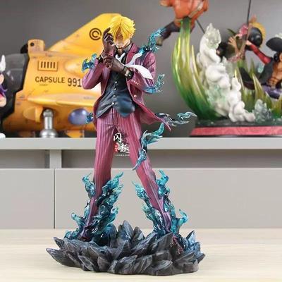 Новая статуэтка по аниме One Piece, настольное украшение, фигурка Санджи GK, модель аниме, фигурка, красивая модная игрушка в подарок для мальчика
