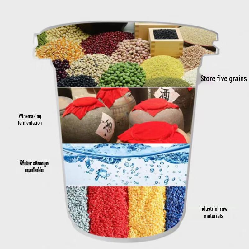 NHZHIW 45L Multipurpose Thickened Plastic Bucket