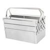 Cantilever Tool Box, Automotive Maintenance Storage, 3-Tier, 5-Tray, Foldable, Durable, Rust-Resistant, Easy To Clean, Safe and Convenient, Stainless