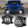 VOSICKY Newest 4-inch LED Headlights, Fog Lamps, and Auxiliary Lights (Set of 2) (Black)