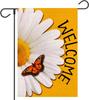 Spring Garden Ag 12x18 Inch Double Sided Daisy Buttery Summer Outside Seasonal Welcome Ag for Yard Outdoor Decoration  SSL
