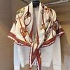 NINA SOLOR Silk Wool Blend Scarf Shawl