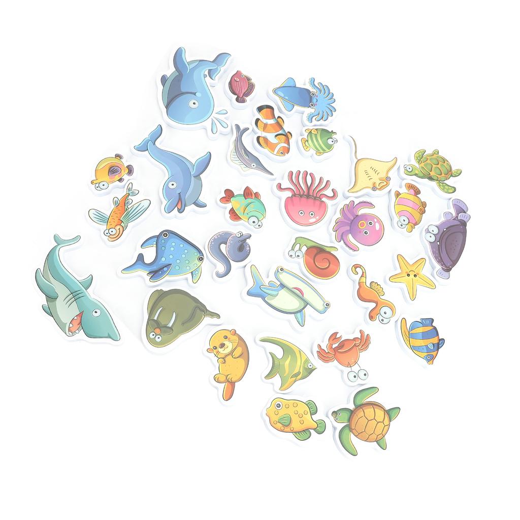 Детская ванна Океан Животные Пазл Игрушка Набор EVA Детская ванна Игрушка Пазл для ванны для душа и ванны