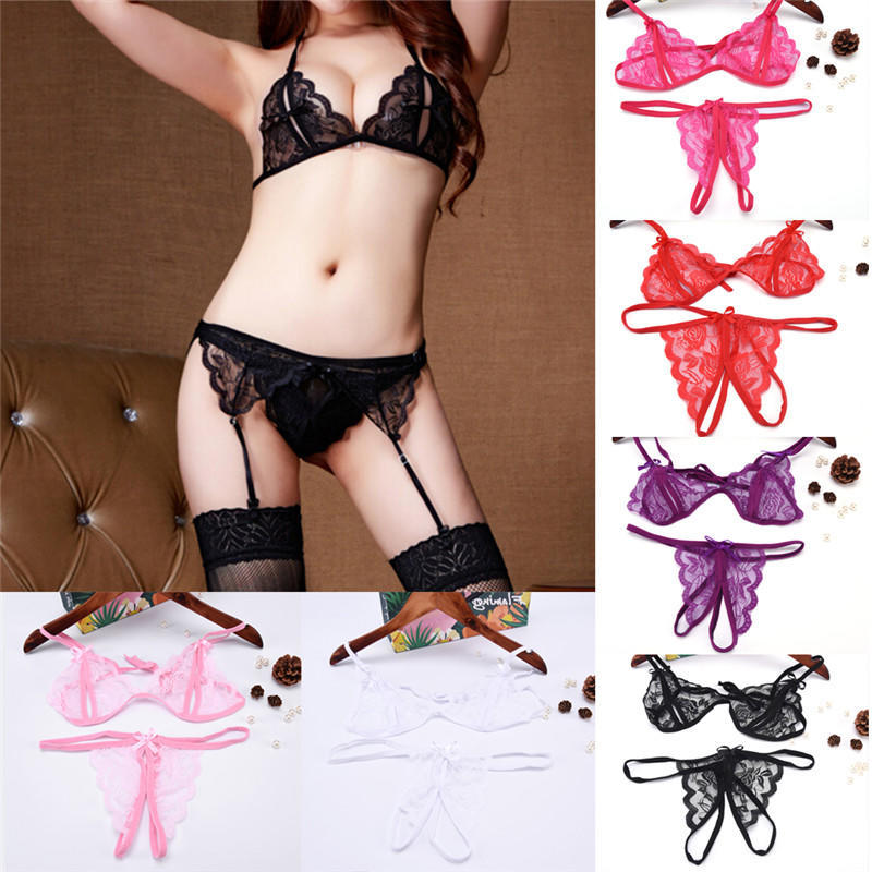 Women Sexy Lingerie Babydoll G-String Lace Thong Underwear Nightwear Hot