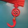 Reusable Chinese Knot Pendant Red New Year Ornament Blessing Spring Festival Hanging Pendant  Gifts