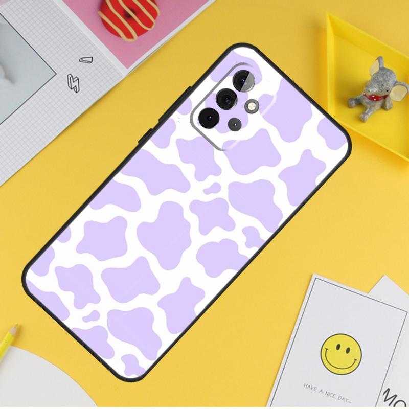 Cow Print Phone Case For Samsung Galaxy A53 A33 A13 A12 A32 A52 A14 A34 A54 A15 A25 A35 A55 A71 A51