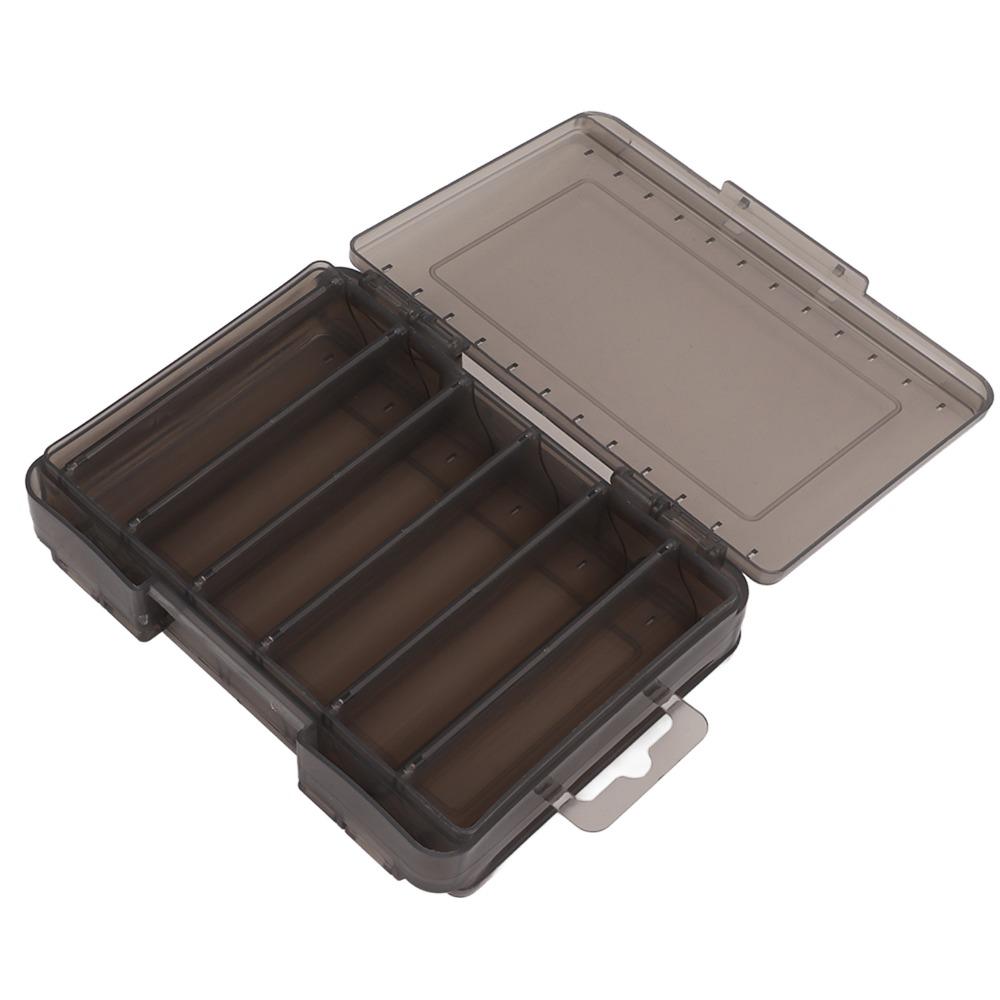 2PCS V-type 12 Slots Fishing Lure Box Double Sided Bait Organizer Case For Anglers