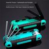 Folding Allen Wrench Set Multi-functional Allen Key Set New Hexagon Socket Wrench  Household Repair