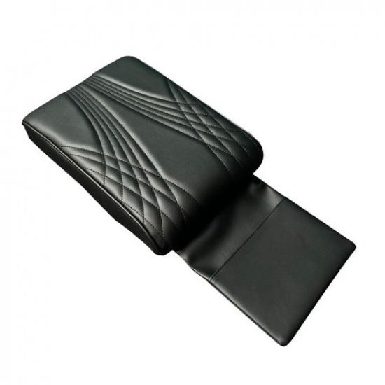 Car Armrest Cover Mat Universal PU Leather Storage Box Pad Car Styling