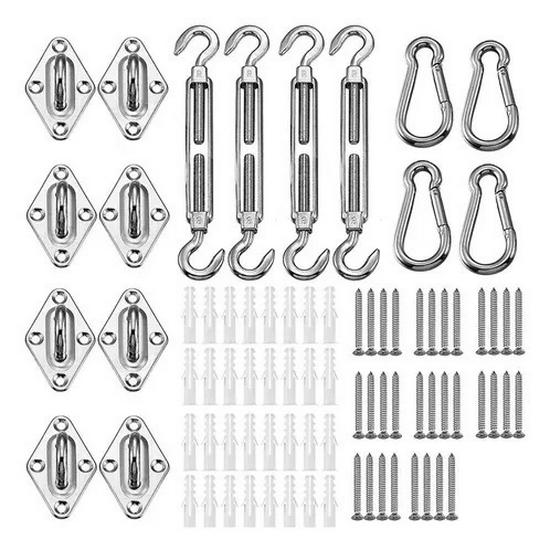 Stainless Steel Shade Sail Turnbuckle Set - Outdoor Hardware Accessories
