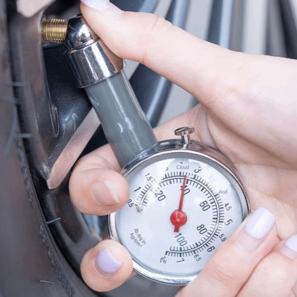 Mini Dial Tyre Meter High Precision Air Pressure Meter Pressure Detector Vehicle Testing
