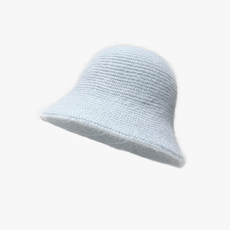 Женская осенне-зимняя универсальная шерстяная шляпа в корейском стиле, теплая зимняя шапка с защитой ушей, шляпа-ведро для большой головы