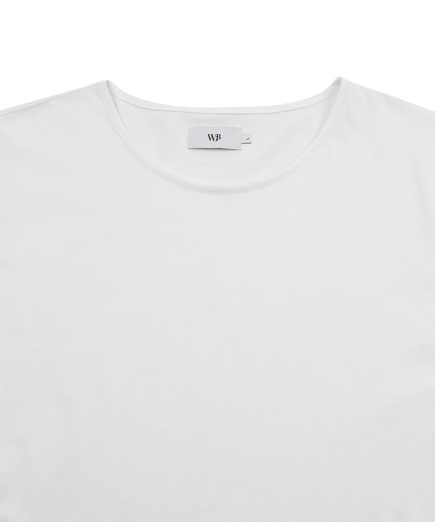 WEST GRAND BOULEVARD [2Pack] Semi-Over Cooling Skin U-Neck T-Shirt (2 Colors)