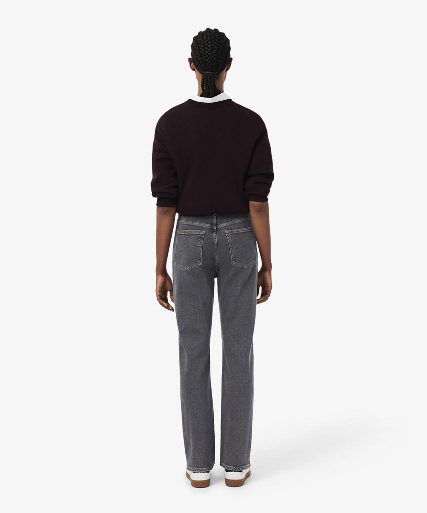 LACOSTE Women'S Straight Denim Pants Hf6800-56N 0L5