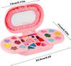 Pretend Makeup Kit for Toddlers Girls Toys Play Washable Makeup Set for Kids Princess Little Girl Purse Birthday Christmas Gifts