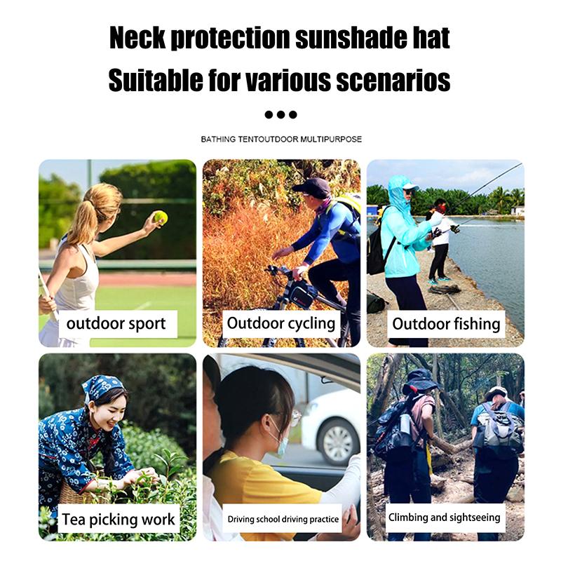 Женская шляпа от солнца, защита от ультрафиолета, шляпы для рыбалки, охоты, походов, широкополая панама, летняя маска, защитный чехол, кепки с козырьком для улицы