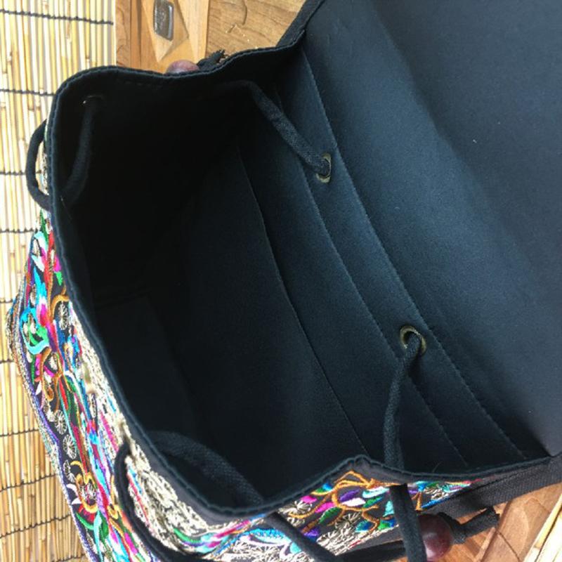 Новая холщовая сумка с вышивкой в ​​этническом стиле Юньнань, сумка для взрослых и детей, школьная сумка, женский рюкзак с вышивкой на плечо